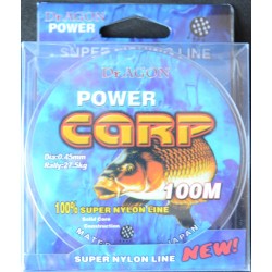 Лісочка для риболовлі DrAGON Power Carp, 100м, перетин 0,45мм
